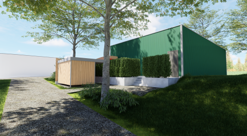nieuwbouw stalling crematorium Middelburg ontwerp Heykon 1